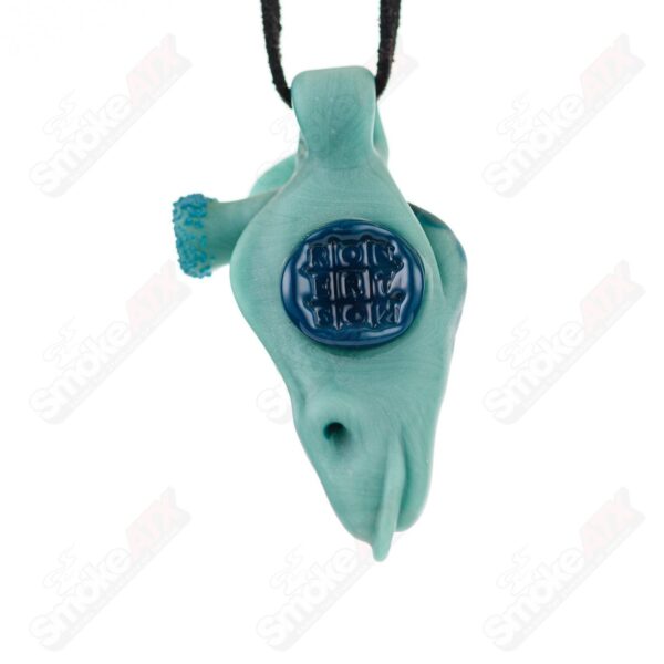 Shop Giraffe Pendant Robertson Glass Aqua and Peacock in australian