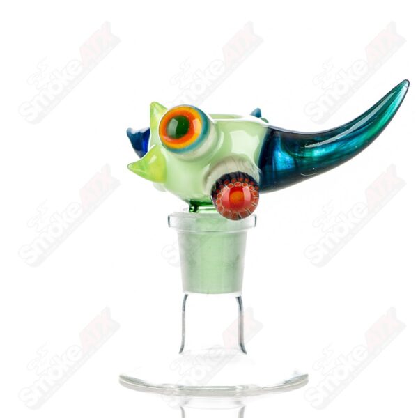 Shop #8 14mm Full Color Worked Horn Milli Bowl JMass in australian
