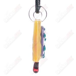 Shop Purple/Teal Icing Pop Tart Pendant Renee Patula in australian