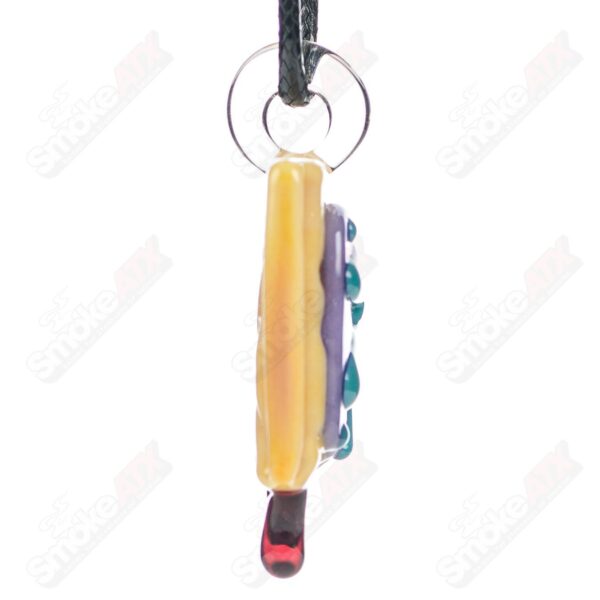 Shop Purple/Teal Icing Pop Tart Pendant Renee Patula in australian