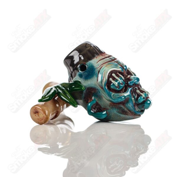 Shop Shrunken Head Sidecar Dry Pipe Ghost Glass in australian
