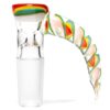 Shop Pho_Sco - Single Hole Linework Horn Slide - 14mm - Rainbow Rasta #9 in australian
