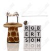 Shop Clear Giraffe Spinner Cap w Pearl Robertson Glass in australian