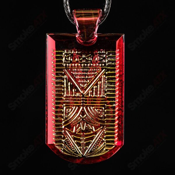 Shop Classic Tablet Pendant (Anubis) Green T Glass in australian