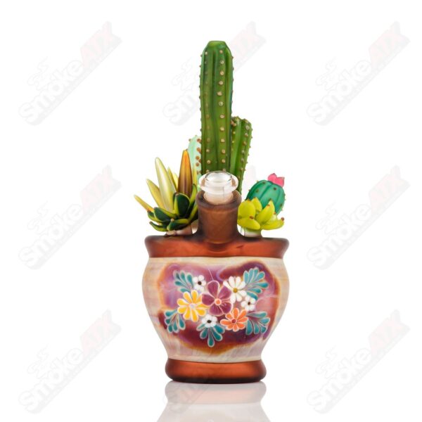 Shop 14mm Cactus Succulent Waterpipe by Turtle Time & Sarita Glass in australian