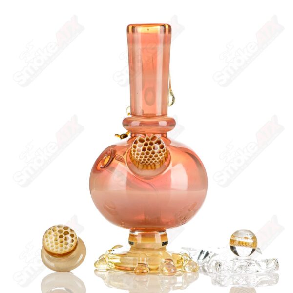 Shop Cherry Blossom Pink Honeycomb Lamp Set Joe P Glass in australian