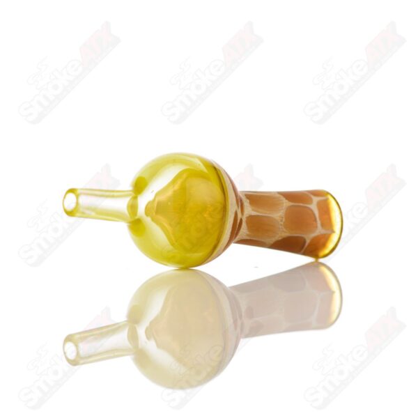 Shop Yellow Giraffe Print Bubble Cap Robertson Glass in australian