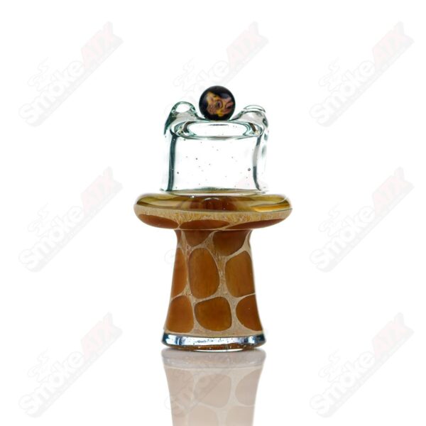 Shop Transparent Blue Giraffe Spinner Cap w Pearl Robertson Glass in australian