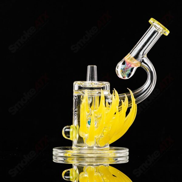 Shop Horned Rig (4.0 Lemondrop ) E.Ross x Freeek Glass in australian