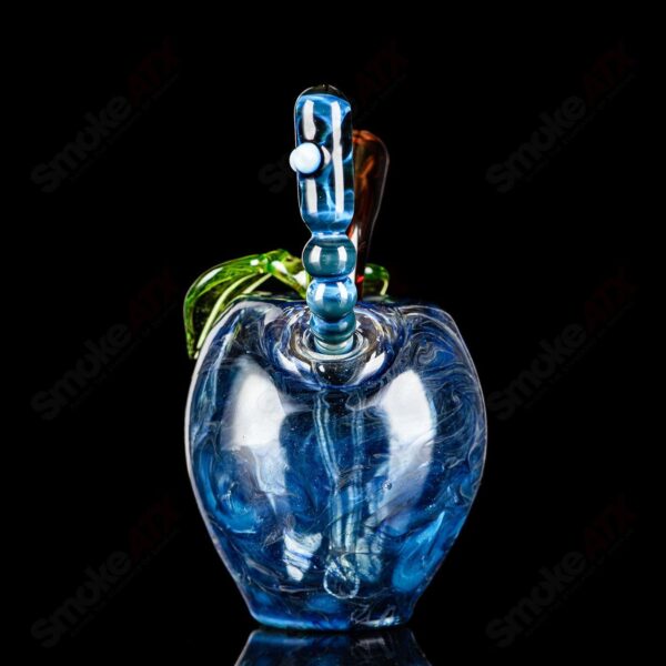 Shop Blue Apple Rig w/ Worm Dabber Pouch Glass in australian