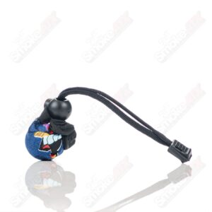 Shop Kobuki Glass Blue Flower Topper Marble in australian