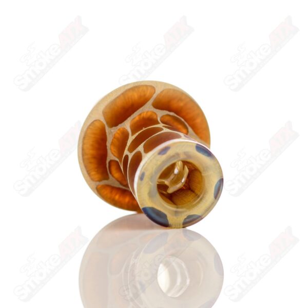 Shop Fumed Giraffe Spinner Cap w Pearl Robertson Glass in australian