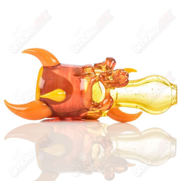 Shop Orange Skull Hitter w UV Accents Ghost Glass in australian