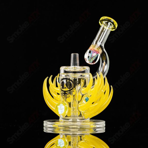 Shop Horned Rig (4.0 Lemondrop ) E.Ross x Freeek Glass in australian