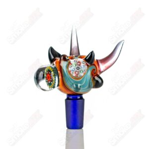 Shop #7 14mm Full Color Worked Horn Milli Bowl JMass in australian