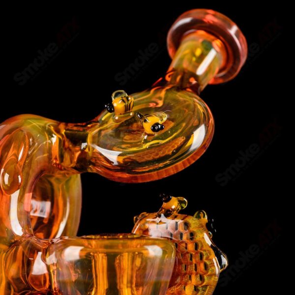 Shop Worked Honeycomb Recycler Mongrel x Joe P Glass in australian