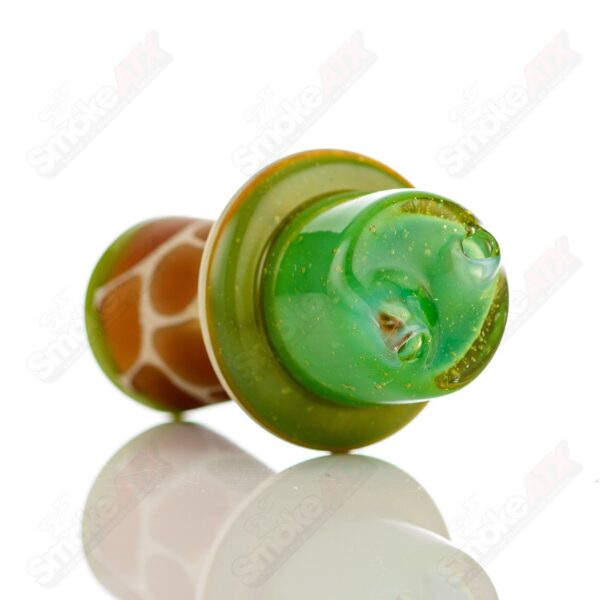 Shop Green Giraffe Spinner Cap w Pearl Robertson Glass in australian