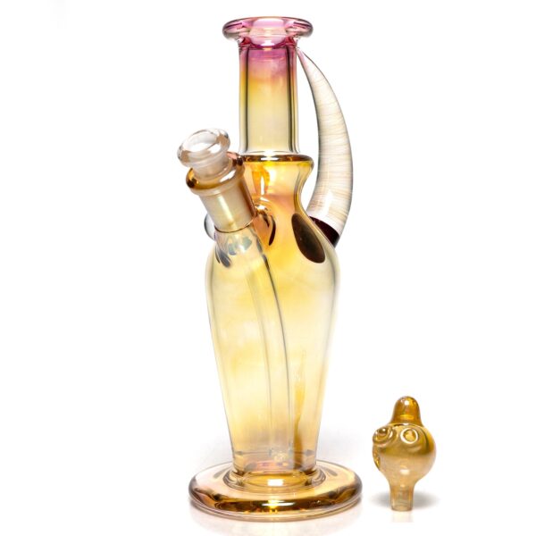 Shop Brando - 10mm Fumed Mini Tube - Dragons Blood - Cane Cluster Millie #1 in australian