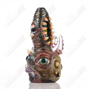 Shop CFL Saltacc Creepy Chappy (Green Exotic Frit/Peacock/Voodoo/Aurora Frit) Aquarius x SALT in australian