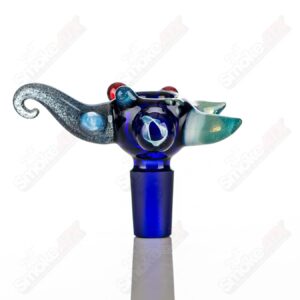 Shop #13 14mm Full Color Worked Horn Milli Bowl JMass in australian