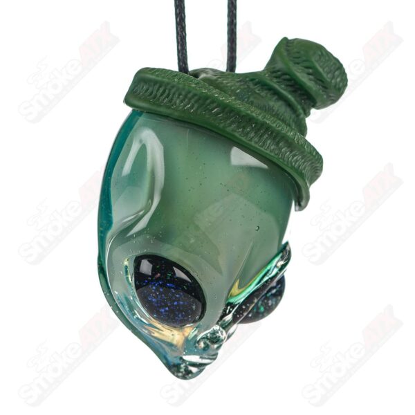 Shop #3 Alien Pendant w Beanie Ghost Glass in australian
