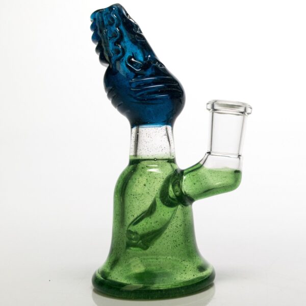 Shop Dan Wolfe - Reptilian Skull Bubbler - Atomic Cumquat & Purple in australian