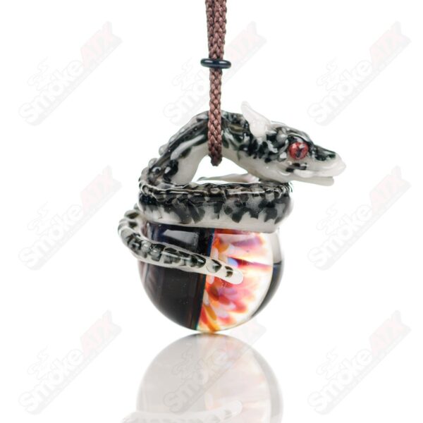 Shop Dragon Flower Pendant Kengtaro Glass in australian