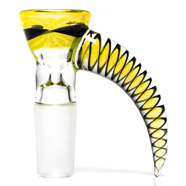Shop Pho_Sco - Single Hole Linework Horn Slide - 14mm - Lemon Drop, Steelwool & Black #7 in australian