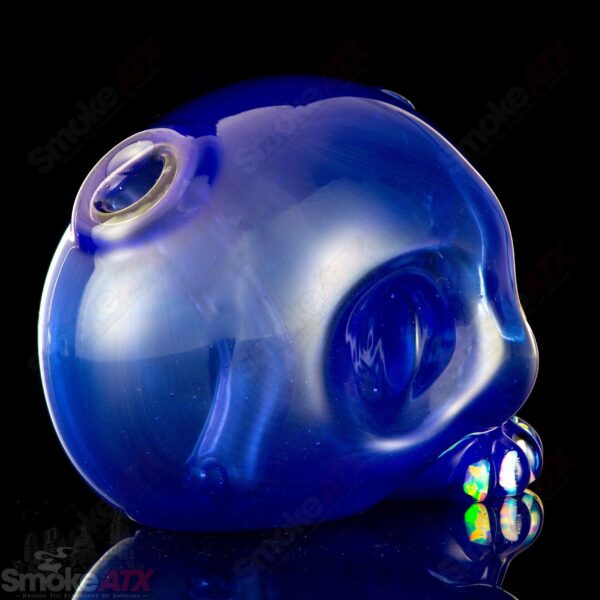 Shop 10mm Brilliant Blue One Skull Shredder Carsten Carlile in australian