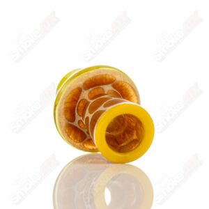 Shop Yellow Giraffe Spinner Cap w Pearl Robertson Glass in australian