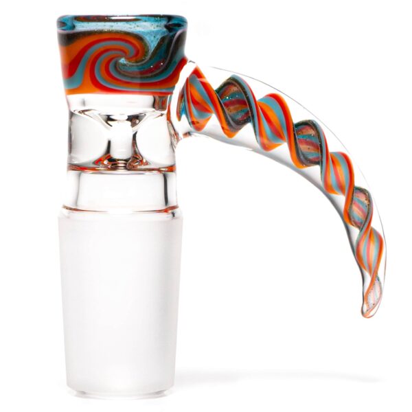 Shop Pho_Sco - Single Hole Linework Horn Slide - 18mm - Rally w/ Steelwool & Blue Stardust #1 in australian