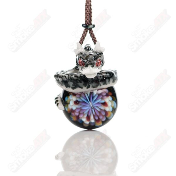 Shop Dragon Flower Pendant Kengtaro Glass in australian