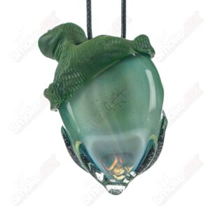 Shop #3 Alien Pendant w Beanie Ghost Glass in australian