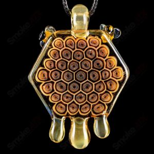 Shop 3" Large Honeycomb Drip Pendant w/ Custom Millifiori Joe P Glass in australian