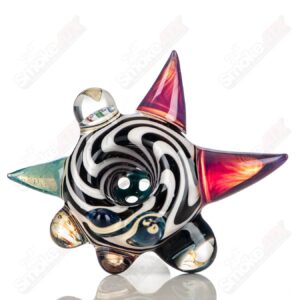 Shop #3 19mm Full Color Worked Horn Milli Bowl JMass in australian