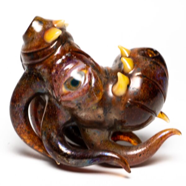 Shop Salt Glass - Creature Dry Pipe - Striking Rust in australian