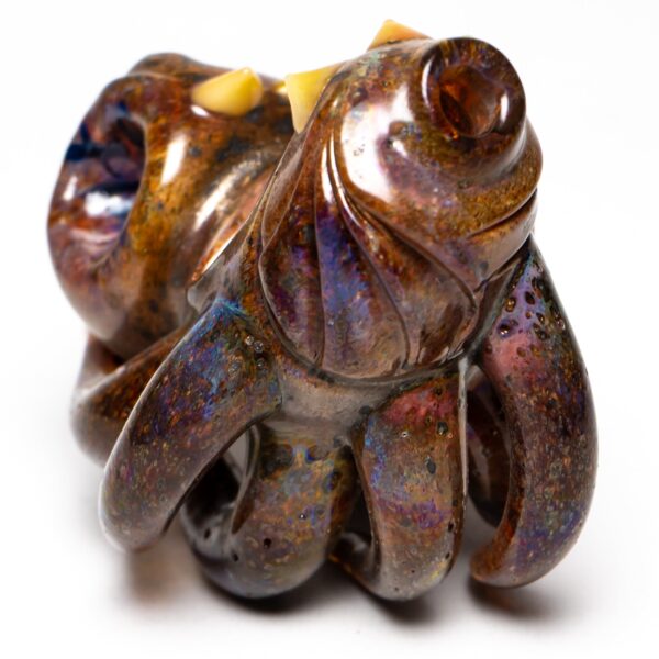 Shop Salt Glass - Creature Dry Pipe - Striking Rust in australian