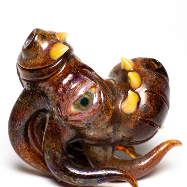 Shop Salt Glass - Creature Dry Pipe - Striking Rust in australian