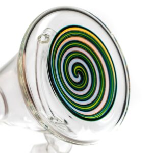 Shop Aaron Vigil - Worked Base Fat Bottom - Yellow & Agua w/ Ghost #2 in australian