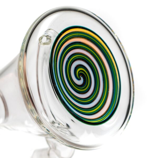 Shop Aaron Vigil - Worked Base Fat Bottom - Yellow & Agua w/ Ghost #2 in australian