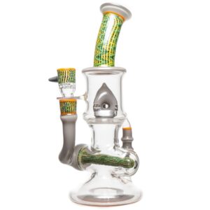 Shop Ben Wilson x Leisure - Hollow Foot Inline Recycler w/ Triple Donut Perc - Portland Grey w/ Hypnotech in australian