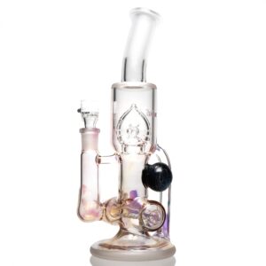 Shop Ben Wilson - Hollow Foot Inline Recycler w/ Triple Donut Perc - Fumed & Sandblasted in australian