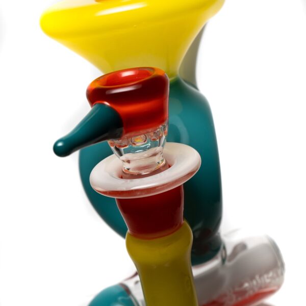 Shop Ben Wilson - Triple Donut Inline Recycler - Multi Color Beach Ball in australian