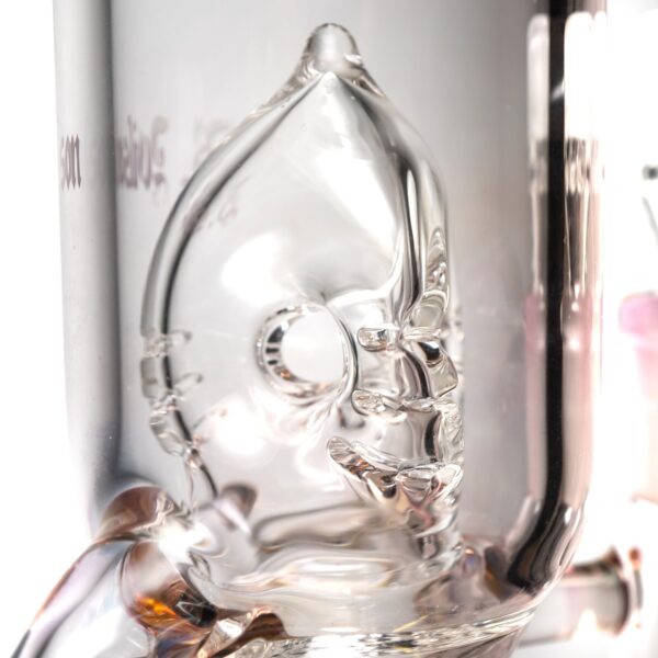 Shop Ben Wilson - Hollow Foot Inline Recycler w/ Triple Donut Perc - Fumed & Sandblasted in australian
