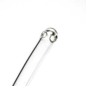 Shop Brando - 10mm Half Blasted Ball Rig - Milky Blue w/ Cobalt - Blue Leaf Millie in australian