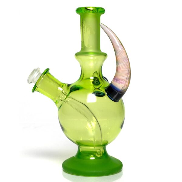 Shop Brando - 10mm Half Blasted Ball Rig - Lime Juice w/ Cobalt - Thumby Millie in australian