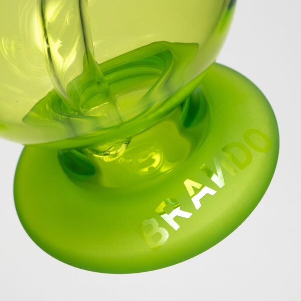 Shop Brando - 10mm Half Blasted Ball Rig - Lime Juice w/ Cobalt - Thumby Millie in australian