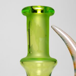 Shop Brando - 10mm Half Blasted Ball Rig - Lime Juice w/ Cobalt - Thumby Millie in australian