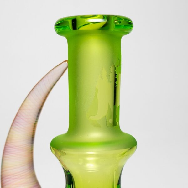Shop Brando - 10mm Half Blasted Ball Rig - Lime Juice w/ Cobalt - Thumby Millie in australian