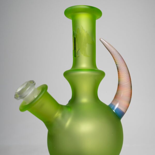 Shop Brando - 10mm Full Blasted Ball Rig - Lime Juice w/ Milky Blue - Cane Cluster Millie in australian
